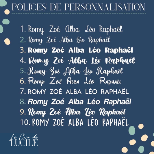 Lot Mini Botte + Petit Père Noël personnalisés - Fait-main