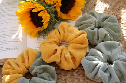 Chouchous/Scrunchies élastiques pour cheveux en velours côtelé